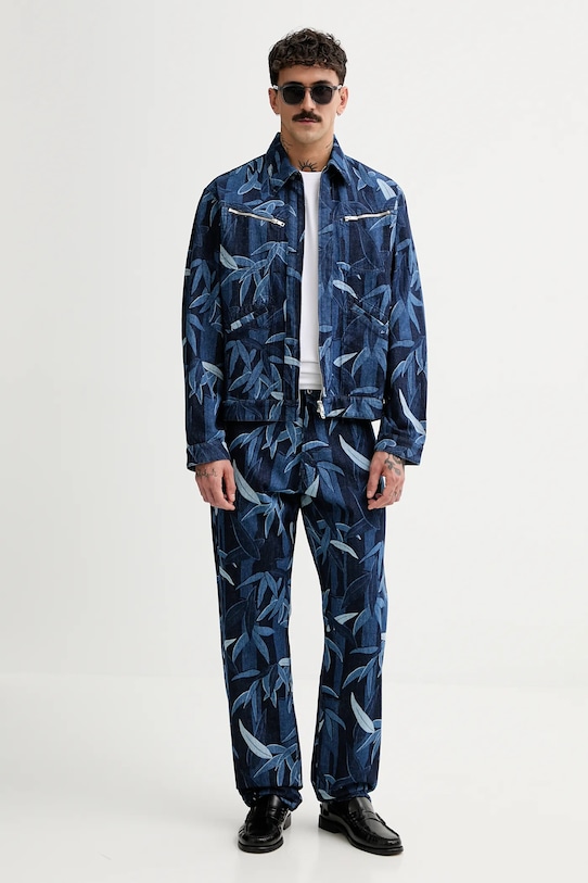 Джинсы Kenzo FF55DP4106P1.DM тёмно-синий SS25