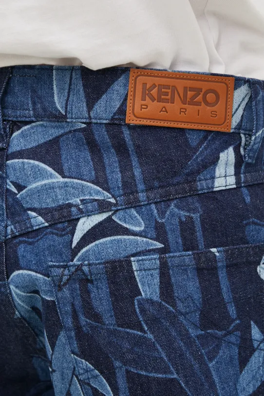 Τζιν παντελόνι Kenzo σκούρο μπλε FF55DP4106P1.DM