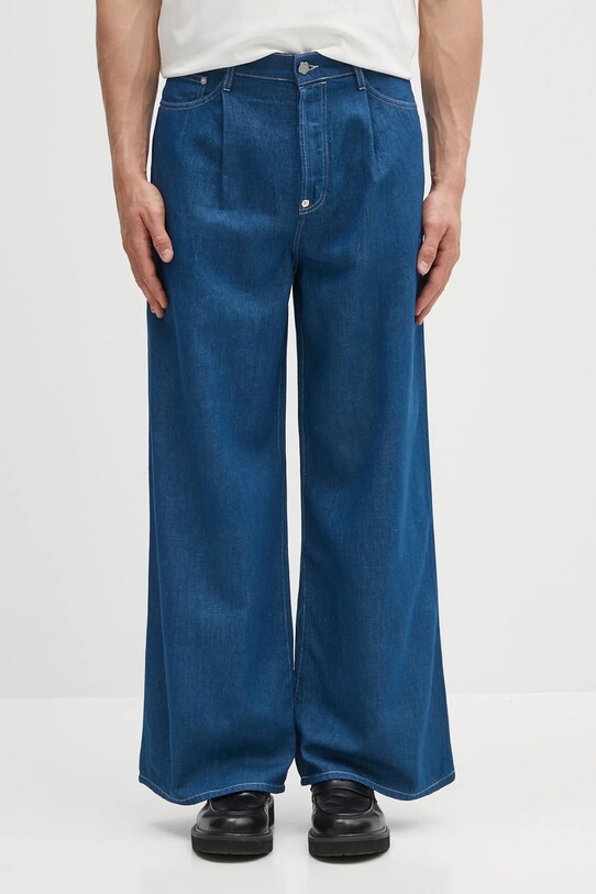Джинси з домішкою льону Kenzo блакитний FF55DP4196T1.DM