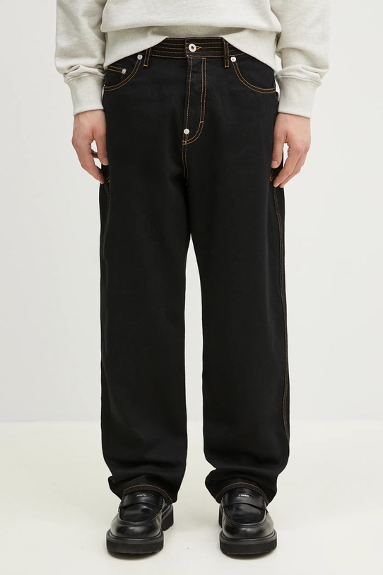 Kenzo jeansy czarny FF55DP4206C1.BM
