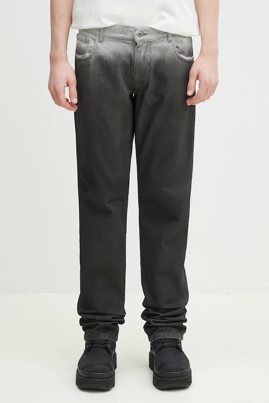 Τζιν παντελόνι Marcelo Burlon Gradient Dnm Low Waist Pants Black White μαύρο CMYA03AS25DEN0011001