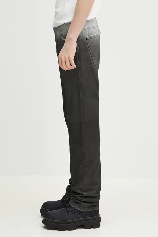 Τζιν παντελόνι Marcelo Burlon Gradient Dnm Low Waist Pants Black White CMYA03AS25DEN0011001 μαύρο SS25
