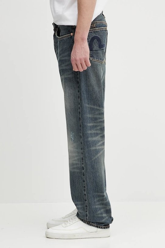 Rifle Evisu 7-Pocket Dark Tone Washed 2ESHTM5JE1001 modrá SS25