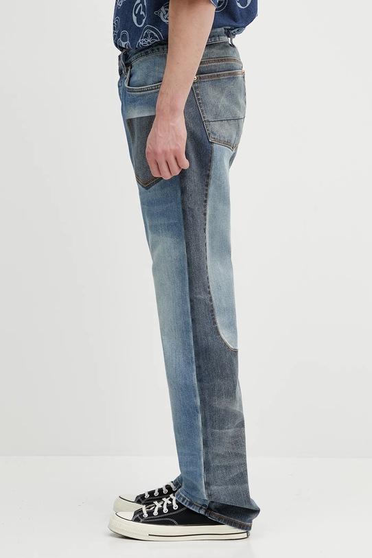 Evisu jeans 2-tone Denim w Inserted Daicock 2ESHTM5JE1015 albastru SS25