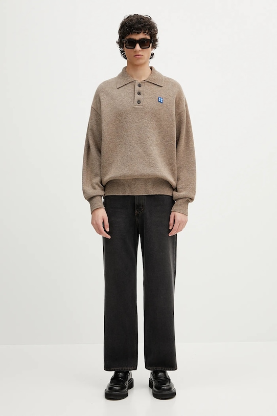 Ader Error jeans Apparel-Bottom BO42FYJE0101BK negru