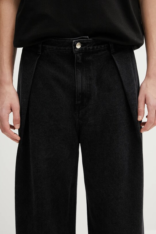 Ader Error jeans Apparel-Bottom negru BO42FYJE0102BK