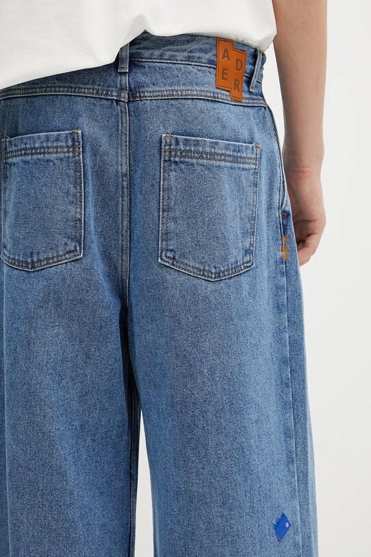 Ader Error jeans Apparel-Bottom BO42FYJE0102SB albastru