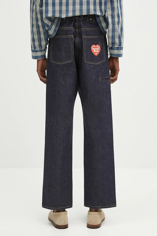 Clothing Human Made jeans. Straight Denim Pants Past HM29PT001 blue