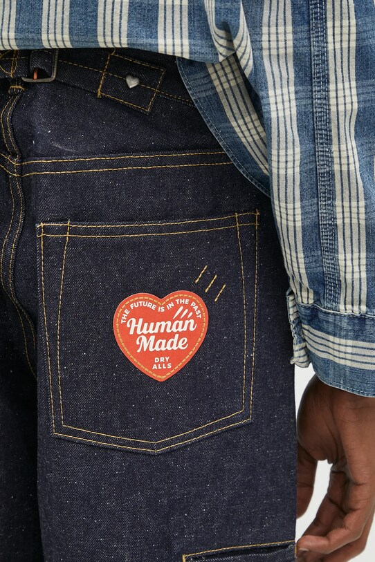 Human Made jeans. Straight Denim Pants Past blue HM29PT001