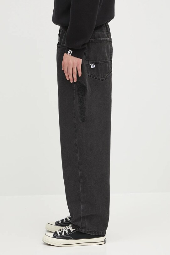 AAPE jeansy Now AAPPTMB662XXO czarny SS25