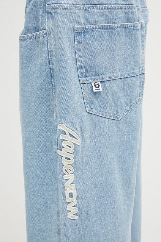 AAPE jeansy Now niebieski AAPPTMB662XBO