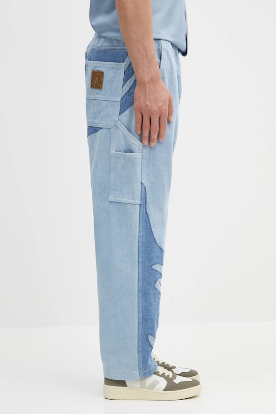 Дънки AAPE Main син AAPPTMB634XXN