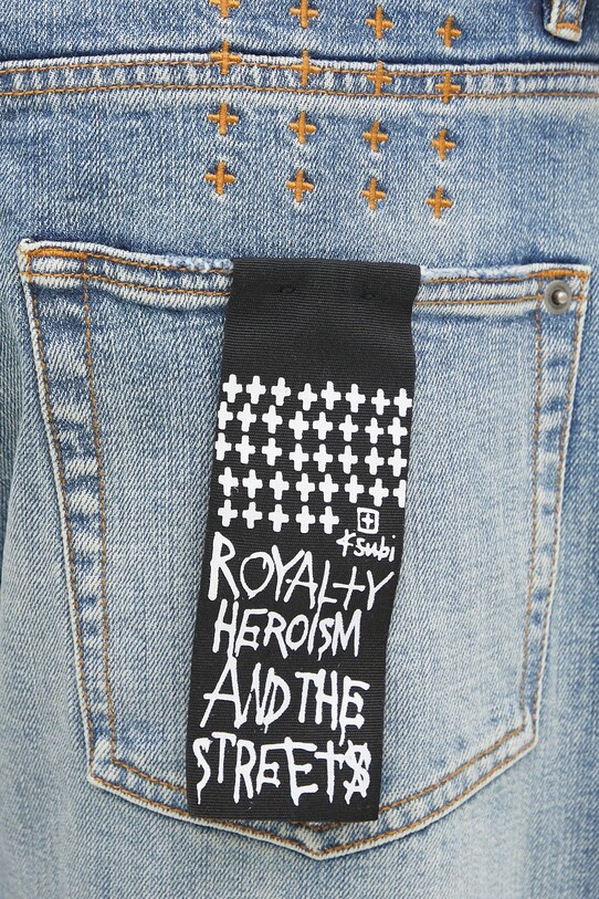 Džíny KSUBI anti k blue moon selvedge modrá MSP25DJ013