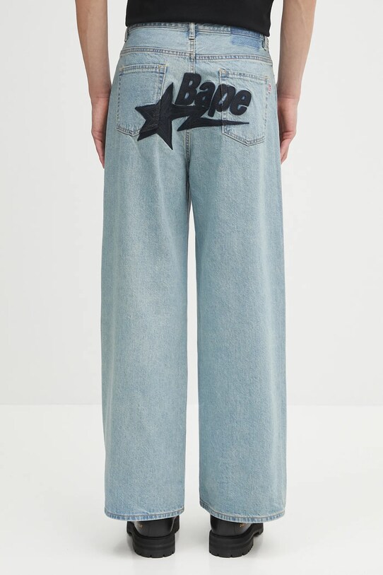 Clothing A Bathing Ape jeans BAPE STA 1L30250001 blue