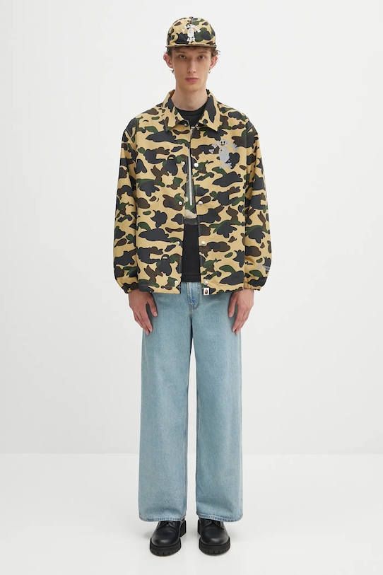 A Bathing Ape jeansy BAPE STA 1L30250001 niebieski