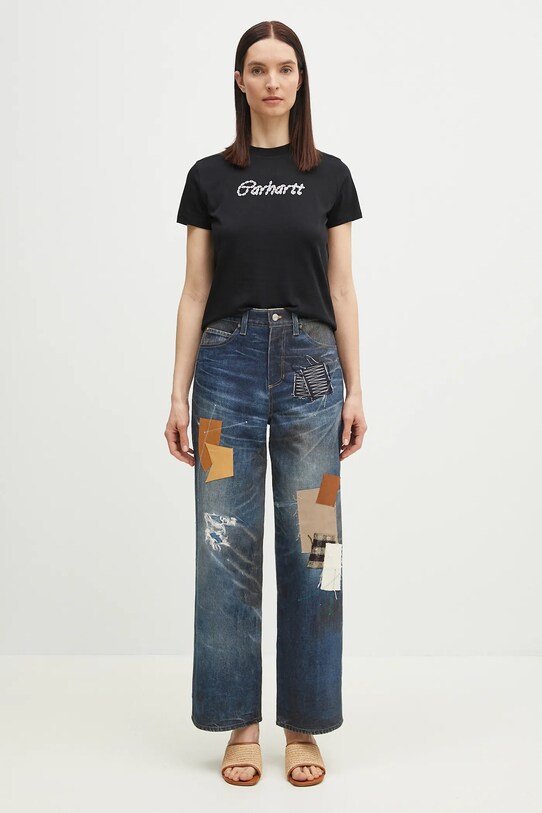Andersson Bell jeans Patchwork Printed Denim Trompe L`Oeil apa789u
