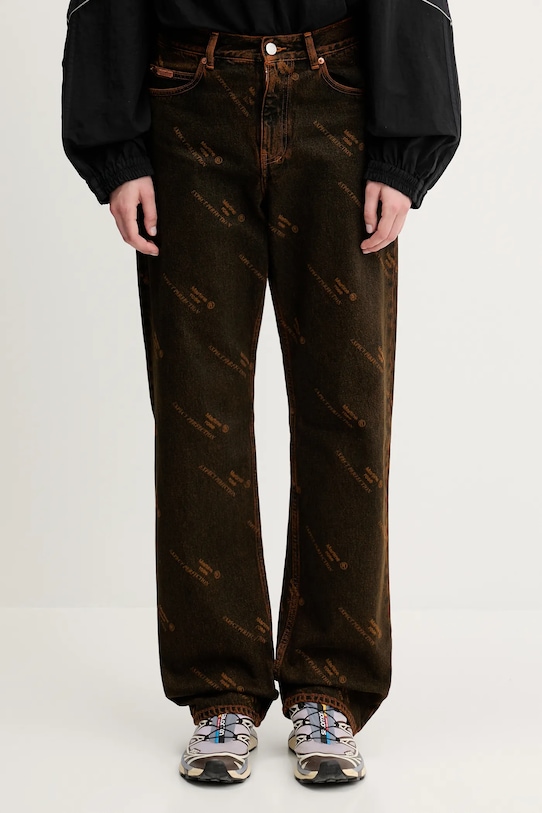 Martine Rose jeansy Relaxed Fit 229WD06204 pomarańczowy SS25