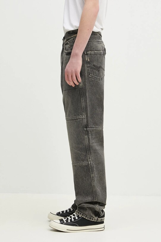 Clothing Martine Rose jeans Panelled Jean 234WD03032 gray