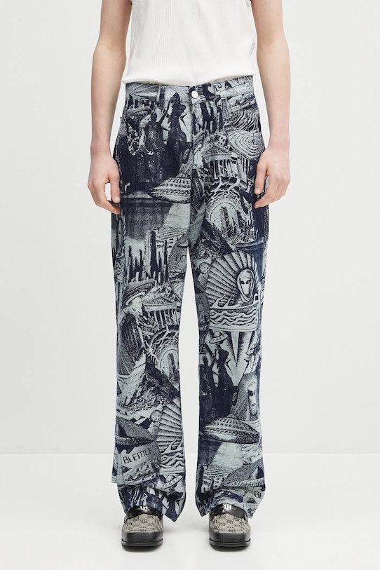 No Problemo farmer Apocalypse Jacquard Bagi Jean kék NP3020203