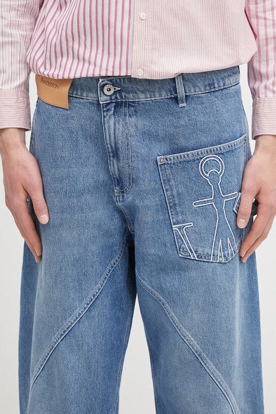 JW Anderson jeansy bawełniane Twisted Workwear DT0110.PG1735.804