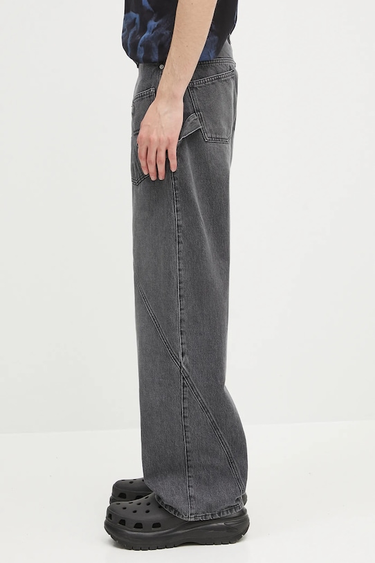 Odzież JW Anderson jeansy Twisted Workwear DT0110.PG1745.929 szary