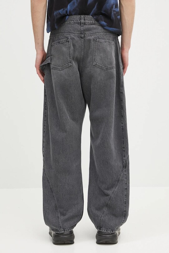 Džíny JW Anderson Twisted Workwear DT0110.PG1745.929 šedá