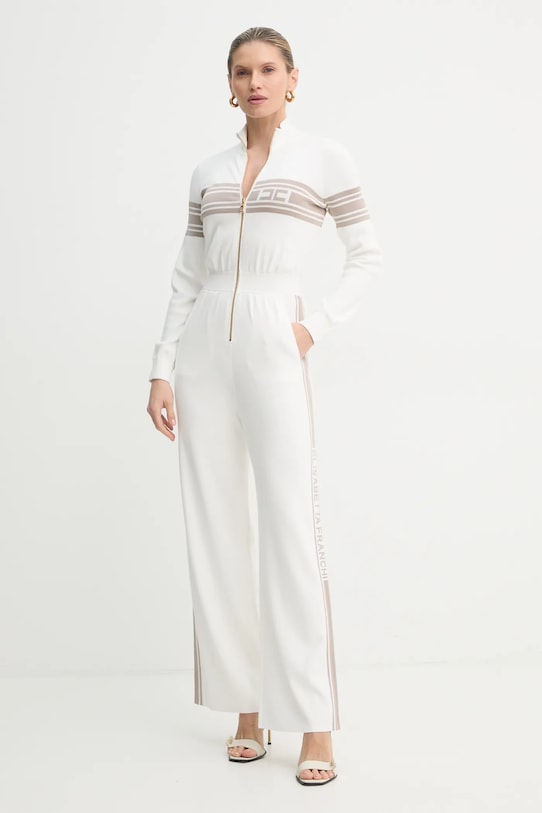 Комбінезон Elisabetta Franchi візерунок бежевий KT54S51E2