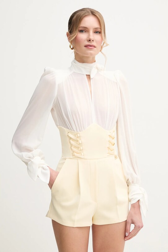 Elisabetta Franchi kombinezon casual biały TU03151E2