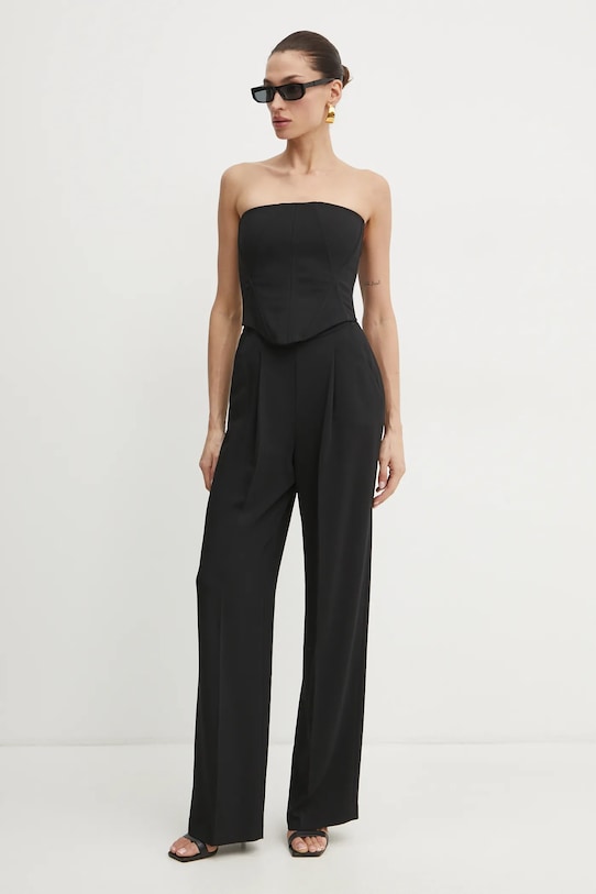 Комбінезон Pinko з еластаном чорний 104884.A213