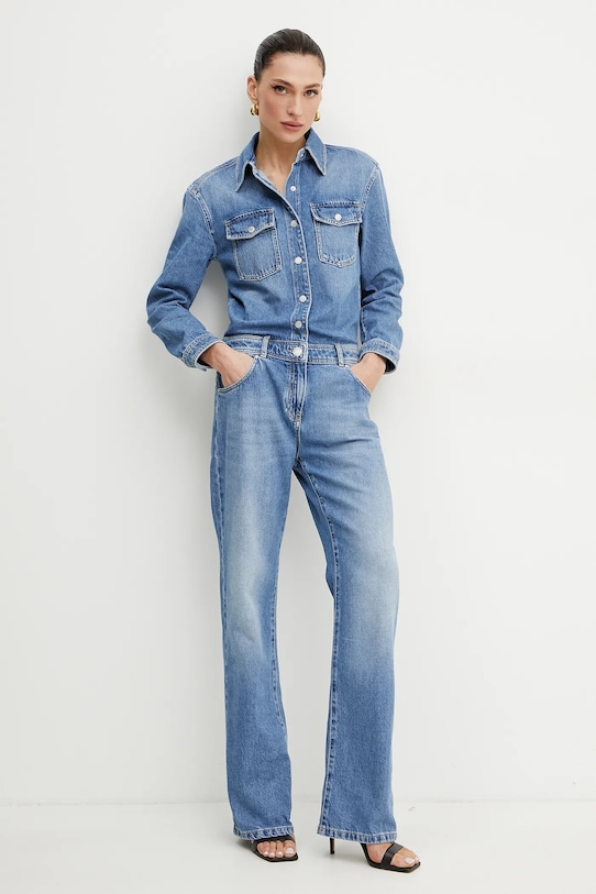 Джинсовый комбинезон Pinko 104897.A2DW голубой SS25