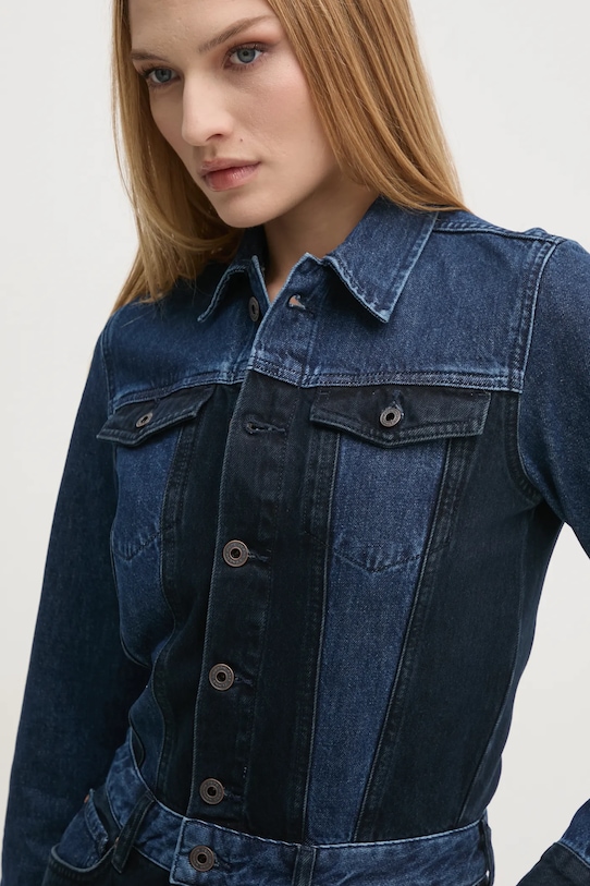Rifľový overal Pepe Jeans VALERIE tmavomodrá PL230508