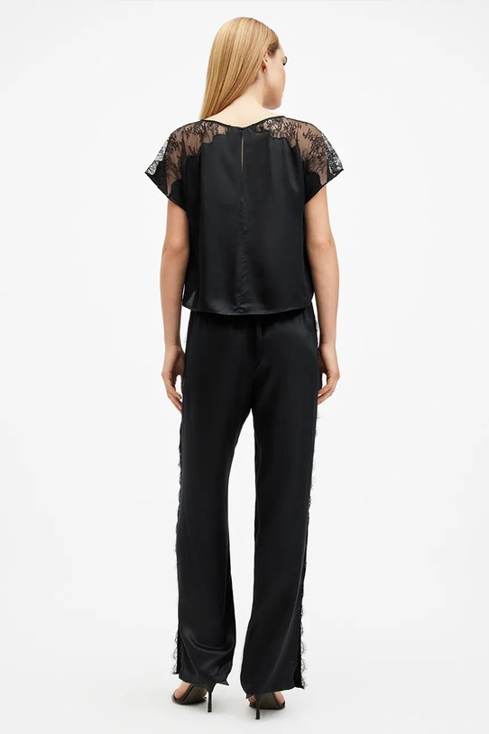 AllSaints kombinezon z domieszką jedwabiu MARI W050TB