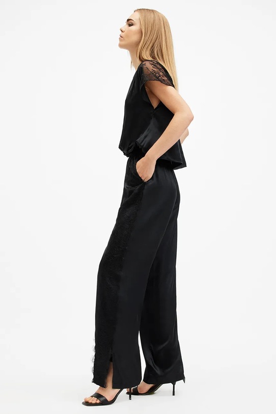 AllSaints kombinezon z domieszką jedwabiu MARI W050TB