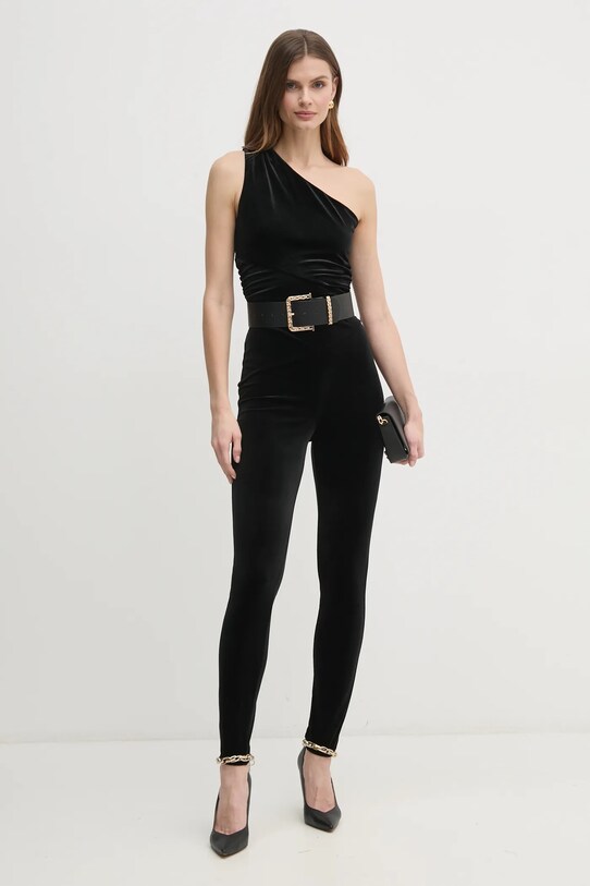 Guess salopeta de catifea BAILEY W5RD71.KCM62 negru SS25