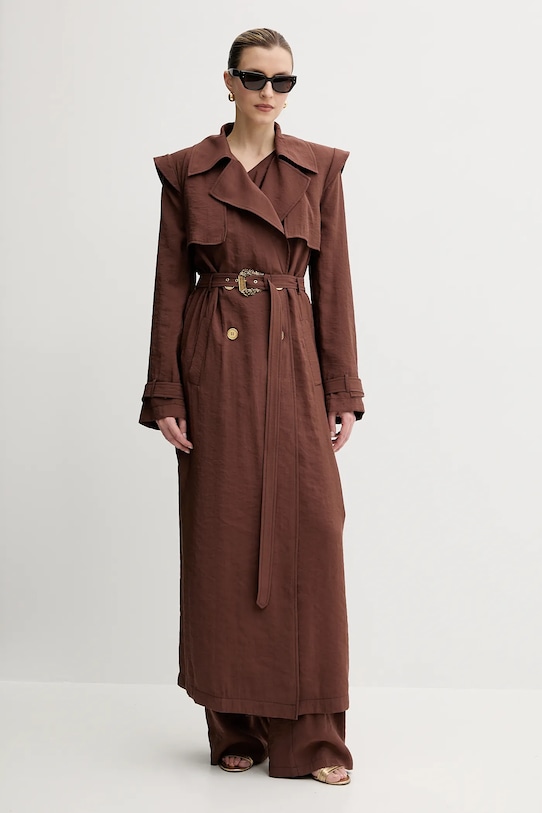 Versace Jeans Couture salopetă 78HAN000.N0433 maro SS25