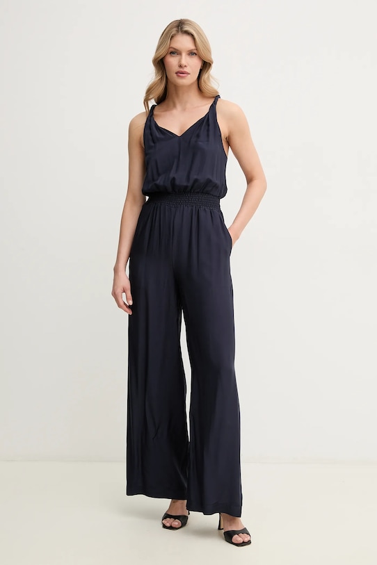 Комбинезон Patrizia Pepe v-вырез тёмно-синий 2T0081.A057