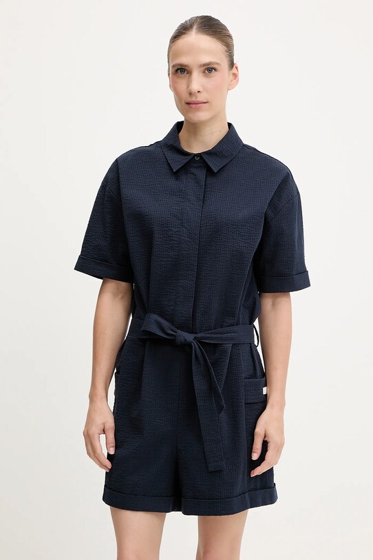 Overal EA7 Emporio Armani látka námořnická modř AF12506.7W000166