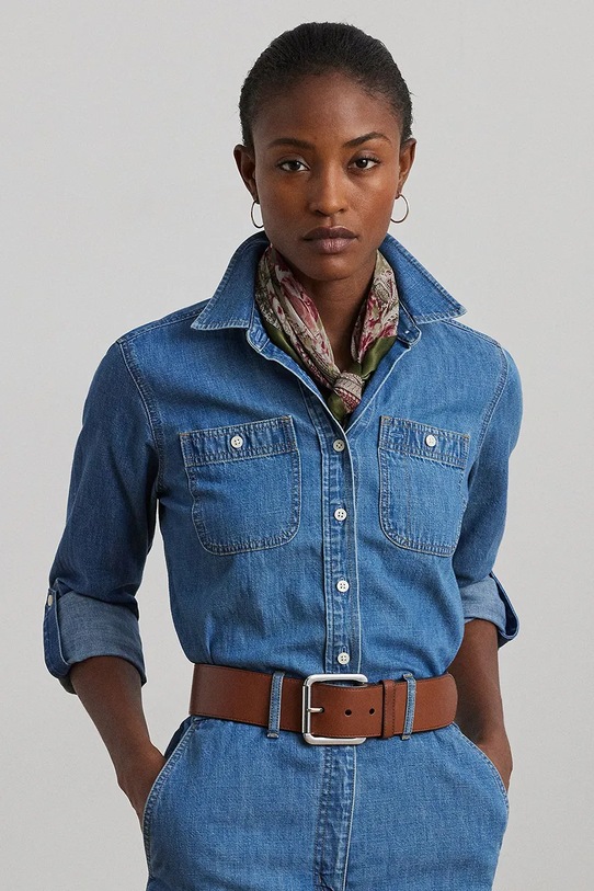 Odzież Lauren Ralph Lauren kombinezon jeansowy 200971998 niebieski