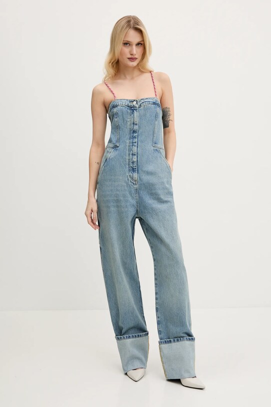 Overal Moschino Jeans riflovina modrá 0429.3217