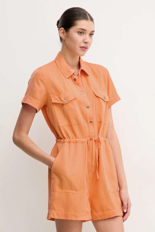 Pepe Jeans salopeta EDMEE fixat portocaliu PL230511