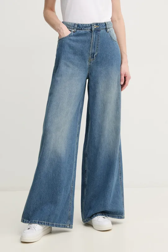 Pepe Jeans ogrodniczki jeansowe SABRINA niebieski PL230515