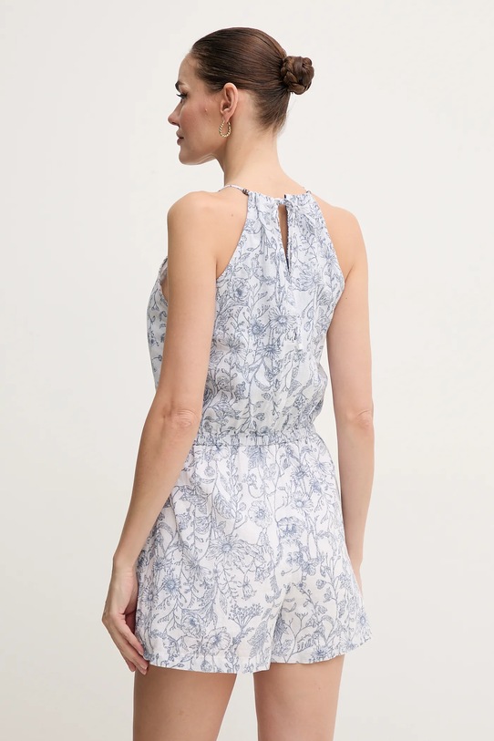 Odzież Pepe Jeans kombinezon lniany DENIA PL230523 biały