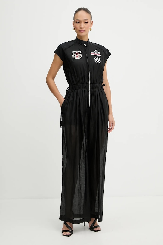 Комбінезон з домішкою шовку Pinko 105239.A2M7 чорний SS25