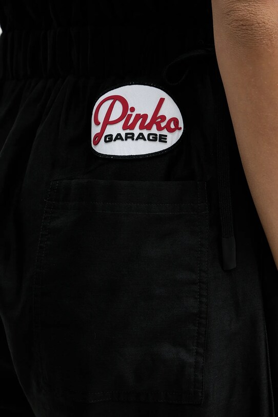 Pinko kombinezon z domieszką jedwabiu 105239.A2M7 czarny