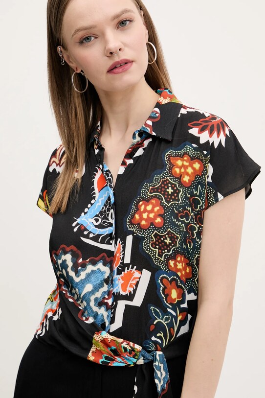 Desigual salopeta PAISLEY LACROIX negru 25SWPW20