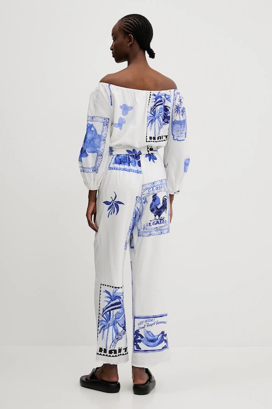 Odjeća Kombinezon Desigual TÁMESIS 25SWPW06 bijela