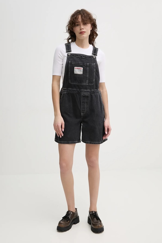 American Vintage salopette YOP12HE25 grigio SS25