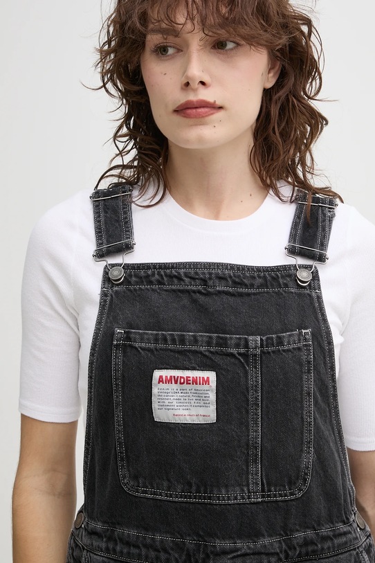 American Vintage salopette grigio YOP12HE25