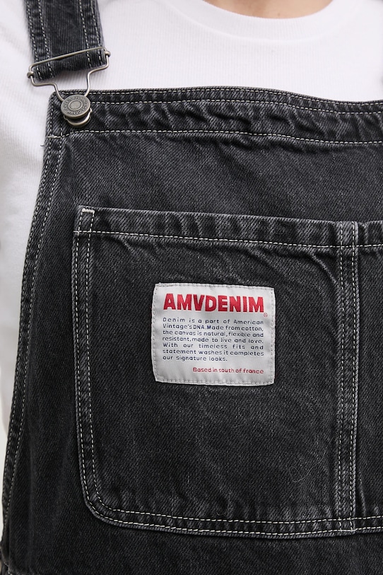 American Vintage salopette YOP12HE25 grigio