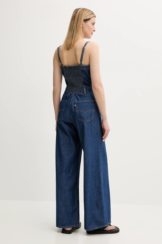 Odzież Levi's kombinezon jeansowy BUSTIER JUMPSUIT 001WC granatowy